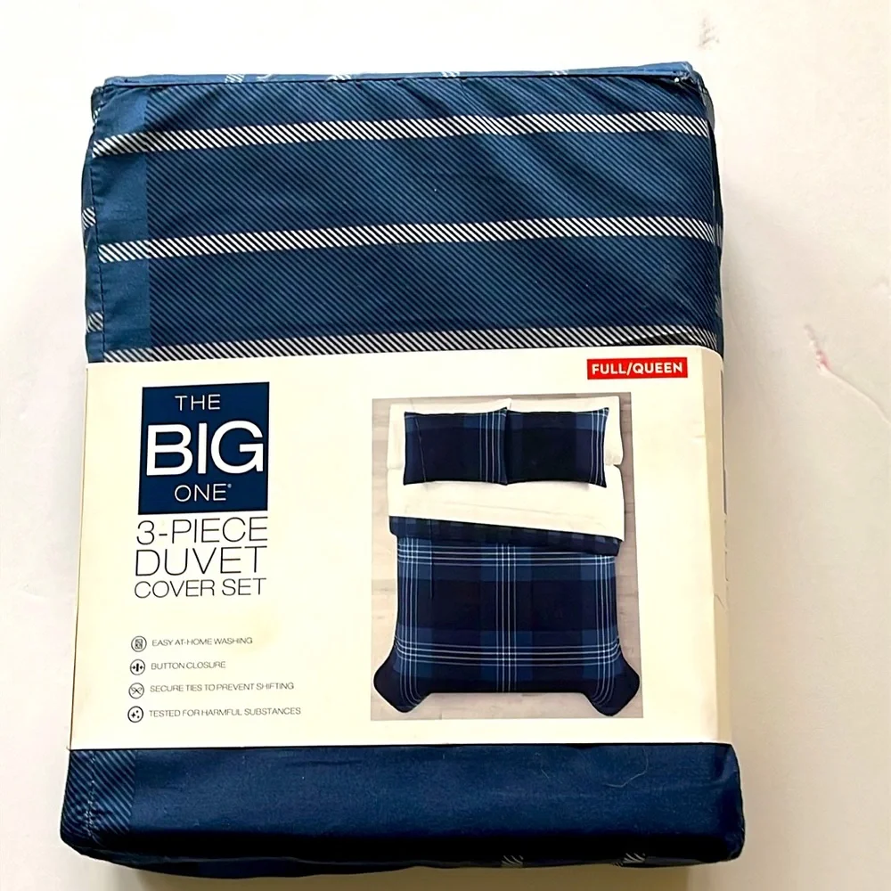 The Big One Duvet Full/Queen 3-Piece Cover Set with Shams